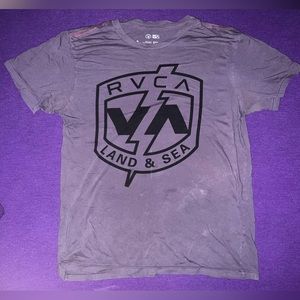RVCA Ruca \//\ Mens Medium M Tee T Shirt Purple Logo Skate Skateboard
